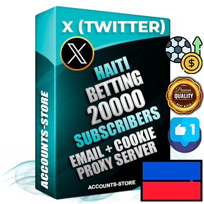 Professional Haitian PREMIUM X (Twitter) accounts of manual registration and farming for the SPORTS BETTING niche with high trust history photos and tweets — fully themed and optimized for SPORTS BETTING advertising and promotion — 20000 niche-related live active followers 2009–2014 registration year Verified Email (Included) + Cookie JSON for secure import and login to the account + User Agent + High-quality filling (Photo Header Posts). Fully ready for targeted campaigns and ad launches from any country. Perfectly hold ads without bans. Ideal for any earning schemes affiliate promotions and marketing projects. Quality unlimited IPv4 proxy server included. Professional Haitian PREMIUM X (Twitter) accounts of manual registration and farming for the SPORTS BETTING niche with high trust history photos and tweets — fully themed and optimized for SPORTS BETTING advertising and promotion — 20000 niche-related live active followers 2009–2014 registration year Verified Email (Included) + Cookie JSON for secure import and login to the account + User Agent + High-quality filling (Photo Header Posts). Fully ready for targeted campaigns and ad launches from any country. Perfectly hold ads without bans. Ideal for any earning schemes affiliate promotions and marketing projects. Quality unlimited IPv4 proxy server included.