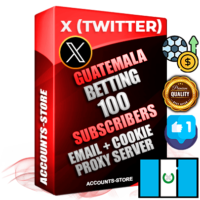 Professional Guatemalan PREMIUM X (Twitter) accounts of manual registration and farming for the SPORTS BETTING niche with high trust history photos and tweets — fully themed and optimized for SPORTS BETTING advertising and promotion — 100 niche-related live active followers 2009–2014 registration year Verified Email (Included) + Cookie JSON for secure import and login to the account + User Agent + High-quality filling (Photo Header Posts). Fully ready for targeted campaigns and ad launches from any country. Perfectly hold ads without bans. Ideal for any earning schemes affiliate promotions and marketing projects. Quality unlimited IPv4 proxy server included. Professional Guatemalan PREMIUM X (Twitter) accounts of manual registration and farming for the SPORTS BETTING niche with high trust history photos and tweets — fully themed and optimized for SPORTS BETTING advertising and promotion — 100 niche-related live active followers 2009–2014 registration year Verified Email (Included) + Cookie JSON for secure import and login to the account + User Agent + High-quality filling (Photo Header Posts). Fully ready for targeted campaigns and ad launches from any country. Perfectly hold ads without bans. Ideal for any earning schemes affiliate promotions and marketing projects. Quality unlimited IPv4 proxy server included.