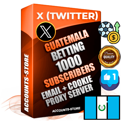 Professional Guatemalan PREMIUM X (Twitter) accounts of manual registration and farming for the SPORTS BETTING niche with high trust history photos and tweets — fully themed and optimized for SPORTS BETTING advertising and promotion — 1000 niche-related live active followers 2009–2014 registration year Verified Email (Included) + Cookie JSON for secure import and login to the account + User Agent + High-quality filling (Photo Header Posts). Fully ready for targeted campaigns and ad launches from any country. Perfectly hold ads without bans. Ideal for any earning schemes affiliate promotions and marketing projects. Quality unlimited IPv4 proxy server included. Professional Guatemalan PREMIUM X (Twitter) accounts of manual registration and farming for the SPORTS BETTING niche with high trust history photos and tweets — fully themed and optimized for SPORTS BETTING advertising and promotion — 1000 niche-related live active followers 2009–2014 registration year Verified Email (Included) + Cookie JSON for secure import and login to the account + User Agent + High-quality filling (Photo Header Posts). Fully ready for targeted campaigns and ad launches from any country. Perfectly hold ads without bans. Ideal for any earning schemes affiliate promotions and marketing projects. Quality unlimited IPv4 proxy server included.
