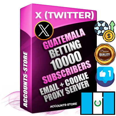 Professional Guatemalan PREMIUM X (Twitter) accounts of manual registration and farming for the SPORTS BETTING niche with high trust history photos and tweets — fully themed and optimized for SPORTS BETTING advertising and promotion — 10000 niche-related live active followers 2009–2014 registration year Verified Email (Included) + Cookie JSON for secure import and login to the account + User Agent + High-quality filling (Photo Header Posts). Fully ready for targeted campaigns and ad launches from any country. Perfectly hold ads without bans. Ideal for any earning schemes affiliate promotions and marketing projects. Quality unlimited IPv4 proxy server included. Professional Guatemalan PREMIUM X (Twitter) accounts of manual registration and farming for the SPORTS BETTING niche with high trust history photos and tweets — fully themed and optimized for SPORTS BETTING advertising and promotion — 10000 niche-related live active followers 2009–2014 registration year Verified Email (Included) + Cookie JSON for secure import and login to the account + User Agent + High-quality filling (Photo Header Posts). Fully ready for targeted campaigns and ad launches from any country. Perfectly hold ads without bans. Ideal for any earning schemes affiliate promotions and marketing projects. Quality unlimited IPv4 proxy server included.