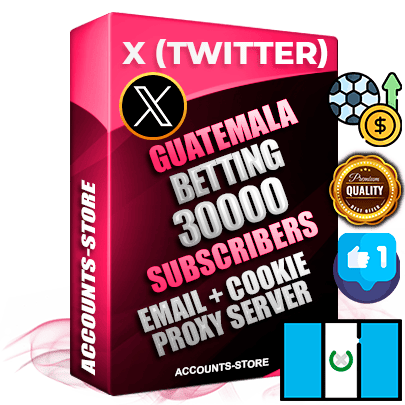 Professional Guatemalan PREMIUM X (Twitter) accounts of manual registration and farming for the SPORTS BETTING niche with high trust history photos and tweets — fully themed and optimized for SPORTS BETTING advertising and promotion — 30000 niche-related live active followers 2009–2014 registration year Verified Email (Included) + Cookie JSON for secure import and login to the account + User Agent + High-quality filling (Photo Header Posts). Fully ready for targeted campaigns and ad launches from any country. Perfectly hold ads without bans. Ideal for any earning schemes affiliate promotions and marketing projects. Quality unlimited IPv4 proxy server included.