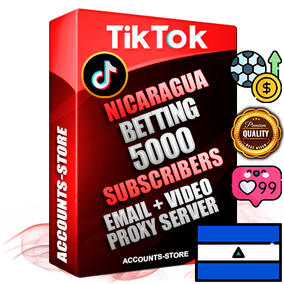 Professional Nicaraguan PREMIUM TikTok accounts of manual registration and farming for the SPORTS BETTING niche with high trust history profile photos and videos — fully themed and optimized for SPORTS BETTING advertising and promotion — 5000 niche-related live active subscribers 2018–2022 registration years Verified Email (included) + Cookie JSON for secure import and login to the account + User Agent + high-quality content filling (profile photo banner and videos). Fully ready for targeted campaigns and ad launches from any country. Perfectly holds ads without bans. Ideal for any earning schemes affiliate promotions and marketing projects. Quality unlimited IPv4 proxy server included. Professional Nicaraguan PREMIUM TikTok accounts of manual registration and farming for the SPORTS BETTING niche with high trust history profile photos and videos — fully themed and optimized for SPORTS BETTING advertising and promotion — 5000 niche-related live active subscribers 2018–2022 registration years Verified Email (included) + Cookie JSON for secure import and login to the account + User Agent + high-quality content filling (profile photo banner and videos). Fully ready for targeted campaigns and ad launches from any country. Perfectly holds ads without bans. Ideal for any earning schemes affiliate promotions and marketing projects. Quality unlimited IPv4 proxy server included.