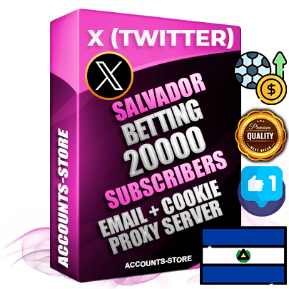 Professional Salvadoran PREMIUM X (Twitter) accounts of manual registration and farming for the SPORTS BETTING niche with high trust history photos and tweets — fully themed and optimized for SPORTS BETTING advertising and promotion — 20000 niche-related live active followers 2009–2014 registration year Verified Email (Included) + Cookie JSON for secure import and login to the account + User Agent + High-quality filling (Photo Header Posts). Fully ready for targeted campaigns and ad launches from any country. Perfectly hold ads without bans. Ideal for any earning schemes affiliate promotions and marketing projects. Quality unlimited IPv4 proxy server included. Professional Salvadoran PREMIUM X (Twitter) accounts of manual registration and farming for the SPORTS BETTING niche with high trust history photos and tweets — fully themed and optimized for SPORTS BETTING advertising and promotion — 20000 niche-related live active followers 2009–2014 registration year Verified Email (Included) + Cookie JSON for secure import and login to the account + User Agent + High-quality filling (Photo Header Posts). Fully ready for targeted campaigns and ad launches from any country. Perfectly hold ads without bans. Ideal for any earning schemes affiliate promotions and marketing projects. Quality unlimited IPv4 proxy server included.