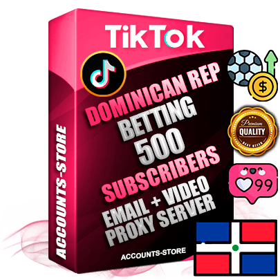 Professional Dominican PREMIUM TikTok accounts of manual registration and farming for the SPORTS BETTING niche with high trust history profile photos and videos — fully themed and optimized for SPORTS BETTING advertising and promotion — 500 niche-related live active subscribers 2018–2022 registration years Verified Email (included) + Cookie JSON for secure import and login to the account + User Agent + high-quality content filling (profile photo banner and videos). Fully ready for targeted campaigns and ad launches from any country. Perfectly holds ads without bans. Ideal for any earning schemes affiliate promotions and marketing projects. Quality unlimited IPv4 proxy server included.