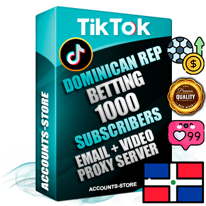 Professional Dominican PREMIUM TikTok accounts of manual registration and farming for the SPORTS BETTING niche with high trust history profile photos and videos — fully themed and optimized for SPORTS BETTING advertising and promotion — 1000 niche-related live active subscribers 2018–2022 registration years Verified Email (included) + Cookie JSON for secure import and login to the account + User Agent + high-quality content filling (profile photo banner and videos). Fully ready for targeted campaigns and ad launches from any country. Perfectly holds ads without bans. Ideal for any earning schemes affiliate promotions and marketing projects. Quality unlimited IPv4 proxy server included. Professional Dominican PREMIUM TikTok accounts of manual registration and farming for the SPORTS BETTING niche with high trust history profile photos and videos — fully themed and optimized for SPORTS BETTING advertising and promotion — 1000 niche-related live active subscribers 2018–2022 registration years Verified Email (included) + Cookie JSON for secure import and login to the account + User Agent + high-quality content filling (profile photo banner and videos). Fully ready for targeted campaigns and ad launches from any country. Perfectly holds ads without bans. Ideal for any earning schemes affiliate promotions and marketing projects. Quality unlimited IPv4 proxy server included.