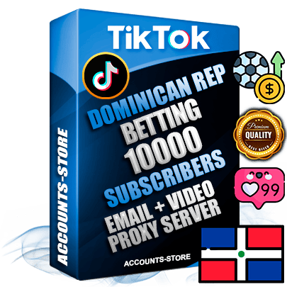 Professional Dominican PREMIUM TikTok accounts of manual registration and farming for the SPORTS BETTING niche with high trust history profile photos and videos — fully themed and optimized for SPORTS BETTING advertising and promotion — 10000 niche-related live active subscribers 2018–2022 registration years Verified Email (included) + Cookie JSON for secure import and login to the account + User Agent + high-quality content filling (profile photo banner and videos). Fully ready for targeted campaigns and ad launches from any country. Perfectly holds ads without bans. Ideal for any earning schemes affiliate promotions and marketing projects. Quality unlimited IPv4 proxy server included.