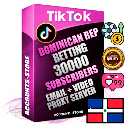 Professional Dominican PREMIUM TikTok accounts of manual registration and farming for the SPORTS BETTING niche with high trust history profile photos and videos — fully themed and optimized for SPORTS BETTING advertising and promotion — 30000 niche-related live active subscribers 2018–2022 registration years Verified Email (included) + Cookie JSON for secure import and login to the account + User Agent + high-quality content filling (profile photo banner and videos). Fully ready for targeted campaigns and ad launches from any country. Perfectly holds ads without bans. Ideal for any earning schemes affiliate promotions and marketing projects. Quality unlimited IPv4 proxy server included.