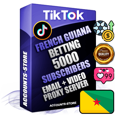 Professional Guiana PREMIUM TikTok accounts of manual registration and farming for the SPORTS BETTING niche with high trust history profile photos and videos — fully themed and optimized for SPORTS BETTING advertising and promotion — 5000 niche-related live active subscribers 2018–2022 registration years Verified Email (included) + Cookie JSON for secure import and login to the account + User Agent + high-quality content filling (profile photo banner and videos). Fully ready for targeted campaigns and ad launches from any country. Perfectly holds ads without bans. Ideal for any earning schemes affiliate promotions and marketing projects. Quality unlimited IPv4 proxy server included. Professional Guiana PREMIUM TikTok accounts of manual registration and farming for the SPORTS BETTING niche with high trust history profile photos and videos — fully themed and optimized for SPORTS BETTING advertising and promotion — 5000 niche-related live active subscribers 2018–2022 registration years Verified Email (included) + Cookie JSON for secure import and login to the account + User Agent + high-quality content filling (profile photo banner and videos). Fully ready for targeted campaigns and ad launches from any country. Perfectly holds ads without bans. Ideal for any earning schemes affiliate promotions and marketing projects. Quality unlimited IPv4 proxy server included.