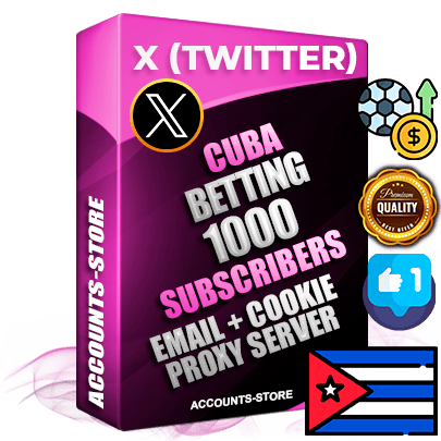 Professional Cuban PREMIUM X (Twitter) accounts of manual registration and farming for the SPORTS BETTING niche with high trust history photos and tweets — fully themed and optimized for SPORTS BETTING advertising and promotion — 1000 niche-related live active followers 2009–2014 registration year Verified Email (Included) + Cookie JSON for secure import and login to the account + User Agent + High-quality filling (Photo Header Posts). Fully ready for targeted campaigns and ad launches from any country. Perfectly hold ads without bans. Ideal for any earning schemes affiliate promotions and marketing projects. Quality unlimited IPv4 proxy server included.