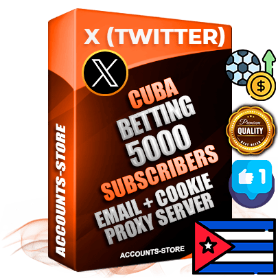 Professional Cuban PREMIUM X (Twitter) accounts of manual registration and farming for the SPORTS BETTING niche with high trust history photos and tweets — fully themed and optimized for SPORTS BETTING advertising and promotion — 5000 niche-related live active followers 2009–2014 registration year Verified Email (Included) + Cookie JSON for secure import and login to the account + User Agent + High-quality filling (Photo Header Posts). Fully ready for targeted campaigns and ad launches from any country. Perfectly hold ads without bans. Ideal for any earning schemes affiliate promotions and marketing projects. Quality unlimited IPv4 proxy server included.