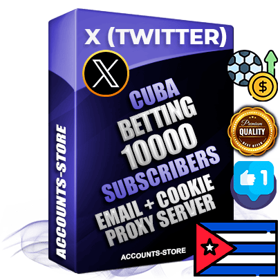 Professional Cuban PREMIUM X (Twitter) accounts of manual registration and farming for the SPORTS BETTING niche with high trust history photos and tweets — fully themed and optimized for SPORTS BETTING advertising and promotion — 10000 niche-related live active followers 2009–2014 registration year Verified Email (Included) + Cookie JSON for secure import and login to the account + User Agent + High-quality filling (Photo Header Posts). Fully ready for targeted campaigns and ad launches from any country. Perfectly hold ads without bans. Ideal for any earning schemes affiliate promotions and marketing projects. Quality unlimited IPv4 proxy server included.