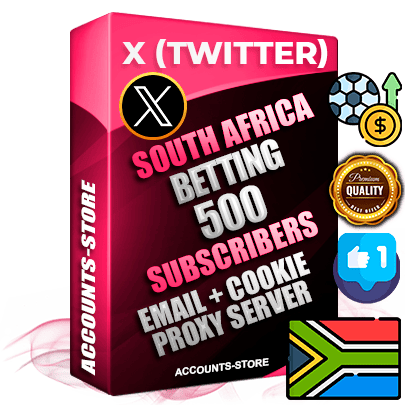 Professional South African PREMIUM X (Twitter) accounts of manual registration and farming for the SPORTS BETTING niche with high trust history photos and tweets — fully themed and optimized for SPORTS BETTING advertising and promotion — 500 niche-related live active followers 2009–2014 registration year Verified Email (Included) + Cookie JSON for secure import and login to the account + User Agent + High-quality filling (Photo Header Posts). Fully ready for targeted campaigns and ad launches from any country. Perfectly hold ads without bans. Ideal for any earning schemes affiliate promotions and marketing projects. Quality unlimited IPv4 proxy server included.