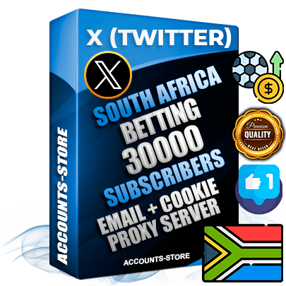 Professional South African PREMIUM X (Twitter) accounts of manual registration and farming for the SPORTS BETTING niche with high trust history photos and tweets — fully themed and optimized for SPORTS BETTING advertising and promotion — 30000 niche-related live active followers 2009–2014 registration year Verified Email (Included) + Cookie JSON for secure import and login to the account + User Agent + High-quality filling (Photo Header Posts). Fully ready for targeted campaigns and ad launches from any country. Perfectly hold ads without bans. Ideal for any earning schemes affiliate promotions and marketing projects. Quality unlimited IPv4 proxy server included.