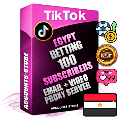 Professional Egyptian PREMIUM TikTok accounts of manual registration and farming for the SPORTS BETTING niche with high trust history profile photos and videos — fully themed and optimized for SPORTS BETTING advertising and promotion — 100 niche-related live active subscribers 2018–2022 registration years Verified Email (included) + Cookie JSON for secure import and login to the account + User Agent + high-quality content filling (profile photo banner and videos). Fully ready for targeted campaigns and ad launches from any country. Perfectly holds ads without bans. Ideal for any earning schemes affiliate promotions and marketing projects. Quality unlimited IPv4 proxy server included. Professional Egyptian PREMIUM TikTok accounts of manual registration and farming for the SPORTS BETTING niche with high trust history profile photos and videos — fully themed and optimized for SPORTS BETTING advertising and promotion — 100 niche-related live active subscribers 2018–2022 registration years Verified Email (included) + Cookie JSON for secure import and login to the account + User Agent + high-quality content filling (profile photo banner and videos). Fully ready for targeted campaigns and ad launches from any country. Perfectly holds ads without bans. Ideal for any earning schemes affiliate promotions and marketing projects. Quality unlimited IPv4 proxy server included.