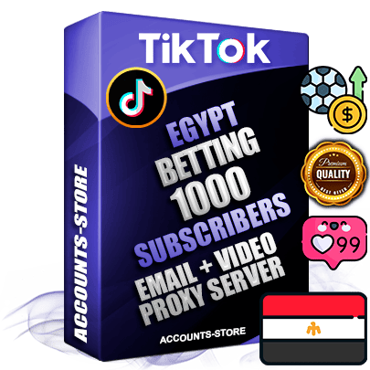 Professional Egyptian PREMIUM TikTok accounts of manual registration and farming for the SPORTS BETTING niche with high trust history profile photos and videos — fully themed and optimized for SPORTS BETTING advertising and promotion — 1000 niche-related live active subscribers 2018–2022 registration years Verified Email (included) + Cookie JSON for secure import and login to the account + User Agent + high-quality content filling (profile photo banner and videos). Fully ready for targeted campaigns and ad launches from any country. Perfectly holds ads without bans. Ideal for any earning schemes affiliate promotions and marketing projects. Quality unlimited IPv4 proxy server included. Professional Egyptian PREMIUM TikTok accounts of manual registration and farming for the SPORTS BETTING niche with high trust history profile photos and videos — fully themed and optimized for SPORTS BETTING advertising and promotion — 1000 niche-related live active subscribers 2018–2022 registration years Verified Email (included) + Cookie JSON for secure import and login to the account + User Agent + high-quality content filling (profile photo banner and videos). Fully ready for targeted campaigns and ad launches from any country. Perfectly holds ads without bans. Ideal for any earning schemes affiliate promotions and marketing projects. Quality unlimited IPv4 proxy server included.