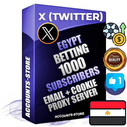 Professional Egyptian PREMIUM X (Twitter) accounts of manual registration and farming for the SPORTS BETTING niche with high trust history photos and tweets — fully themed and optimized for SPORTS BETTING advertising and promotion — 1000 niche-related live active followers 2009–2014 registration year Verified Email (Included) + Cookie JSON for secure import and login to the account + User Agent + High-quality filling (Photo Header Posts). Fully ready for targeted campaigns and ad launches from any country. Perfectly hold ads without bans. Ideal for any earning schemes affiliate promotions and marketing projects. Quality unlimited IPv4 proxy server included. Professional Egyptian PREMIUM X (Twitter) accounts of manual registration and farming for the SPORTS BETTING niche with high trust history photos and tweets — fully themed and optimized for SPORTS BETTING advertising and promotion — 1000 niche-related live active followers 2009–2014 registration year Verified Email (Included) + Cookie JSON for secure import and login to the account + User Agent + High-quality filling (Photo Header Posts). Fully ready for targeted campaigns and ad launches from any country. Perfectly hold ads without bans. Ideal for any earning schemes affiliate promotions and marketing projects. Quality unlimited IPv4 proxy server included.