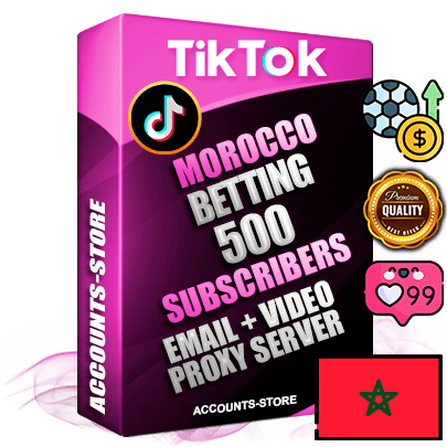 Professional Moroccan PREMIUM TikTok accounts of manual registration and farming for the SPORTS BETTING niche with high trust history profile photos and videos — fully themed and optimized for SPORTS BETTING advertising and promotion — 500 niche-related live active subscribers 2018–2022 registration years Verified Email (included) + Cookie JSON for secure import and login to the account + User Agent + high-quality content filling (profile photo banner and videos). Fully ready for targeted campaigns and ad launches from any country. Perfectly holds ads without bans. Ideal for any earning schemes affiliate promotions and marketing projects. Quality unlimited IPv4 proxy server included. Professional Moroccan PREMIUM TikTok accounts of manual registration and farming for the SPORTS BETTING niche with high trust history profile photos and videos — fully themed and optimized for SPORTS BETTING advertising and promotion — 500 niche-related live active subscribers 2018–2022 registration years Verified Email (included) + Cookie JSON for secure import and login to the account + User Agent + high-quality content filling (profile photo banner and videos). Fully ready for targeted campaigns and ad launches from any country. Perfectly holds ads without bans. Ideal for any earning schemes affiliate promotions and marketing projects. Quality unlimited IPv4 proxy server included.