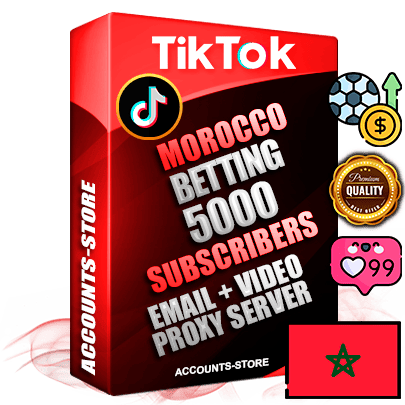 Professional Moroccan PREMIUM TikTok accounts of manual registration and farming for the SPORTS BETTING niche with high trust history profile photos and videos — fully themed and optimized for SPORTS BETTING advertising and promotion — 5000 niche-related live active subscribers 2018–2022 registration years Verified Email (included) + Cookie JSON for secure import and login to the account + User Agent + high-quality content filling (profile photo banner and videos). Fully ready for targeted campaigns and ad launches from any country. Perfectly holds ads without bans. Ideal for any earning schemes affiliate promotions and marketing projects. Quality unlimited IPv4 proxy server included. Professional Moroccan PREMIUM TikTok accounts of manual registration and farming for the SPORTS BETTING niche with high trust history profile photos and videos — fully themed and optimized for SPORTS BETTING advertising and promotion — 5000 niche-related live active subscribers 2018–2022 registration years Verified Email (included) + Cookie JSON for secure import and login to the account + User Agent + high-quality content filling (profile photo banner and videos). Fully ready for targeted campaigns and ad launches from any country. Perfectly holds ads without bans. Ideal for any earning schemes affiliate promotions and marketing projects. Quality unlimited IPv4 proxy server included.
