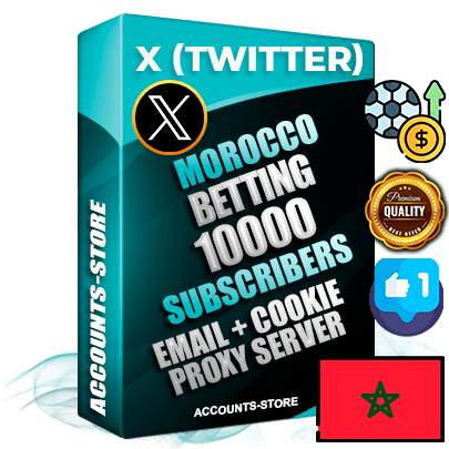 Professional Moroccan PREMIUM X (Twitter) accounts of manual registration and farming for the SPORTS BETTING niche with high trust history photos and tweets — fully themed and optimized for SPORTS BETTING advertising and promotion — 10000 niche-related live active followers 2009–2014 registration year Verified Email (Included) + Cookie JSON for secure import and login to the account + User Agent + High-quality filling (Photo Header Posts). Fully ready for targeted campaigns and ad launches from any country. Perfectly hold ads without bans. Ideal for any earning schemes affiliate promotions and marketing projects. Quality unlimited IPv4 proxy server included. Professional Moroccan PREMIUM X (Twitter) accounts of manual registration and farming for the SPORTS BETTING niche with high trust history photos and tweets — fully themed and optimized for SPORTS BETTING advertising and promotion — 10000 niche-related live active followers 2009–2014 registration year Verified Email (Included) + Cookie JSON for secure import and login to the account + User Agent + High-quality filling (Photo Header Posts). Fully ready for targeted campaigns and ad launches from any country. Perfectly hold ads without bans. Ideal for any earning schemes affiliate promotions and marketing projects. Quality unlimited IPv4 proxy server included.