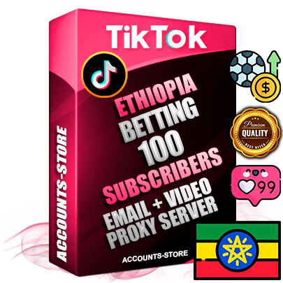 Professional Ethiopian PREMIUM TikTok accounts of manual registration and farming for the SPORTS BETTING niche with high trust history profile photos and videos — fully themed and optimized for SPORTS BETTING advertising and promotion — 100 niche-related live active subscribers 2018–2022 registration years Verified Email (included) + Cookie JSON for secure import and login to the account + User Agent + high-quality content filling (profile photo banner and videos). Fully ready for targeted campaigns and ad launches from any country. Perfectly holds ads without bans. Ideal for any earning schemes affiliate promotions and marketing projects. Quality unlimited IPv4 proxy server included.