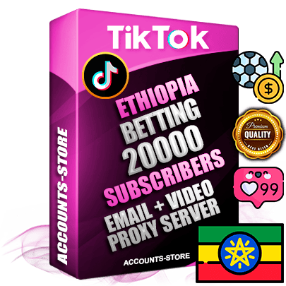 Professional Ethiopian PREMIUM TikTok accounts of manual registration and farming for the SPORTS BETTING niche with high trust history profile photos and videos — fully themed and optimized for SPORTS BETTING advertising and promotion — 20000 niche-related live active subscribers 2018–2022 registration years Verified Email (included) + Cookie JSON for secure import and login to the account + User Agent + high-quality content filling (profile photo banner and videos). Fully ready for targeted campaigns and ad launches from any country. Perfectly holds ads without bans. Ideal for any earning schemes affiliate promotions and marketing projects. Quality unlimited IPv4 proxy server included.
