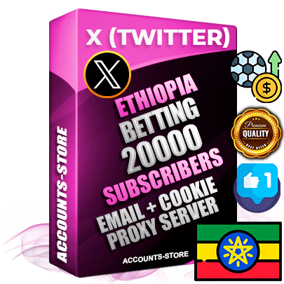 Professional Ethiopian PREMIUM X (Twitter) accounts of manual registration and farming for the SPORTS BETTING niche with high trust history photos and tweets — fully themed and optimized for SPORTS BETTING advertising and promotion — 20000 niche-related live active followers 2009–2014 registration year Verified Email (Included) + Cookie JSON for secure import and login to the account + User Agent + High-quality filling (Photo Header Posts). Fully ready for targeted campaigns and ad launches from any country. Perfectly hold ads without bans. Ideal for any earning schemes affiliate promotions and marketing projects. Quality unlimited IPv4 proxy server included.