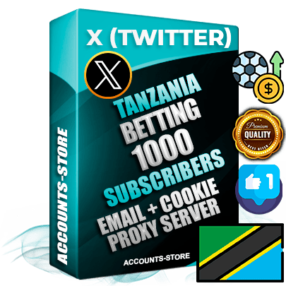 Professional Tanzanian PREMIUM X (Twitter) accounts of manual registration and farming for the SPORTS BETTING niche with high trust history photos and tweets — fully themed and optimized for SPORTS BETTING advertising and promotion — 1000 niche-related live active followers 2009–2014 registration year Verified Email (Included) + Cookie JSON for secure import and login to the account + User Agent + High-quality filling (Photo Header Posts). Fully ready for targeted campaigns and ad launches from any country. Perfectly hold ads without bans. Ideal for any earning schemes affiliate promotions and marketing projects. Quality unlimited IPv4 proxy server included.