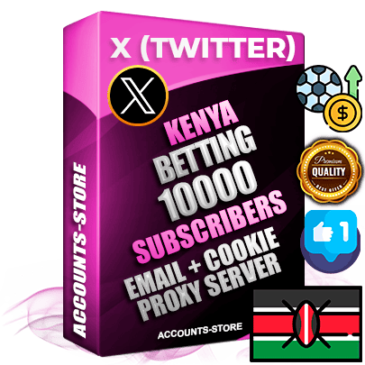 Professional Kenyan PREMIUM X (Twitter) accounts of manual registration and farming for the SPORTS BETTING niche with high trust history photos and tweets — fully themed and optimized for SPORTS BETTING advertising and promotion — 10000 niche-related live active followers 2009–2014 registration year Verified Email (Included) + Cookie JSON for secure import and login to the account + User Agent + High-quality filling (Photo Header Posts). Fully ready for targeted campaigns and ad launches from any country. Perfectly hold ads without bans. Ideal for any earning schemes affiliate promotions and marketing projects. Quality unlimited IPv4 proxy server included. Professional Kenyan PREMIUM X (Twitter) accounts of manual registration and farming for the SPORTS BETTING niche with high trust history photos and tweets — fully themed and optimized for SPORTS BETTING advertising and promotion — 10000 niche-related live active followers 2009–2014 registration year Verified Email (Included) + Cookie JSON for secure import and login to the account + User Agent + High-quality filling (Photo Header Posts). Fully ready for targeted campaigns and ad launches from any country. Perfectly hold ads without bans. Ideal for any earning schemes affiliate promotions and marketing projects. Quality unlimited IPv4 proxy server included.