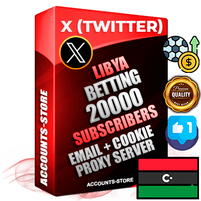 Professional Libyan PREMIUM X (Twitter) accounts of manual registration and farming for the SPORTS BETTING niche with high trust history photos and tweets — fully themed and optimized for SPORTS BETTING advertising and promotion — 20000 niche-related live active followers 2009–2014 registration year Verified Email (Included) + Cookie JSON for secure import and login to the account + User Agent + High-quality filling (Photo Header Posts). Fully ready for targeted campaigns and ad launches from any country. Perfectly hold ads without bans. Ideal for any earning schemes affiliate promotions and marketing projects. Quality unlimited IPv4 proxy server included. Professional Libyan PREMIUM X (Twitter) accounts of manual registration and farming for the SPORTS BETTING niche with high trust history photos and tweets — fully themed and optimized for SPORTS BETTING advertising and promotion — 20000 niche-related live active followers 2009–2014 registration year Verified Email (Included) + Cookie JSON for secure import and login to the account + User Agent + High-quality filling (Photo Header Posts). Fully ready for targeted campaigns and ad launches from any country. Perfectly hold ads without bans. Ideal for any earning schemes affiliate promotions and marketing projects. Quality unlimited IPv4 proxy server included.