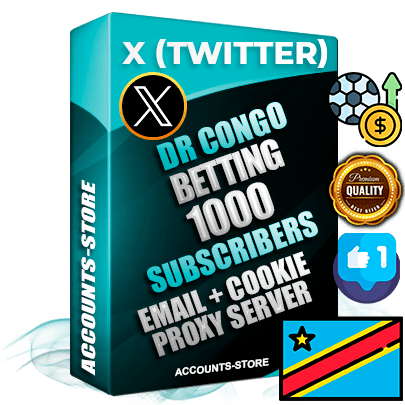 Professional DR Congo PREMIUM X (Twitter) accounts of manual registration and farming for the SPORTS BETTING niche with high trust history photos and tweets — fully themed and optimized for SPORTS BETTING advertising and promotion — 1000 niche-related live active followers 2009–2014 registration year Verified Email (Included) + Cookie JSON for secure import and login to the account + User Agent + High-quality filling (Photo Header Posts). Fully ready for targeted campaigns and ad launches from any country. Perfectly hold ads without bans. Ideal for any earning schemes affiliate promotions and marketing projects. Quality unlimited IPv4 proxy server included.