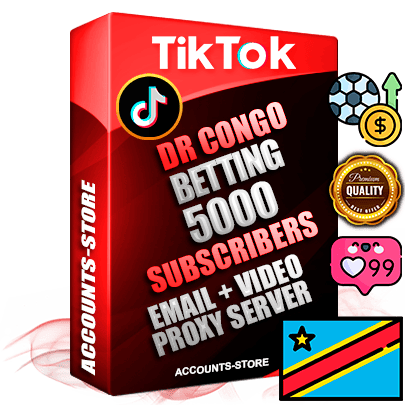 Professional DR Congo PREMIUM TikTok accounts of manual registration and farming for the SPORTS BETTING niche with high trust history profile photos and videos — fully themed and optimized for SPORTS BETTING advertising and promotion — 5000 niche-related live active subscribers 2018–2022 registration years Verified Email (included) + Cookie JSON for secure import and login to the account + User Agent + high-quality content filling (profile photo banner and videos). Fully ready for targeted campaigns and ad launches from any country. Perfectly holds ads without bans. Ideal for any earning schemes affiliate promotions and marketing projects. Quality unlimited IPv4 proxy server included. Professional DR Congo PREMIUM TikTok accounts of manual registration and farming for the SPORTS BETTING niche with high trust history profile photos and videos — fully themed and optimized for SPORTS BETTING advertising and promotion — 5000 niche-related live active subscribers 2018–2022 registration years Verified Email (included) + Cookie JSON for secure import and login to the account + User Agent + high-quality content filling (profile photo banner and videos). Fully ready for targeted campaigns and ad launches from any country. Perfectly holds ads without bans. Ideal for any earning schemes affiliate promotions and marketing projects. Quality unlimited IPv4 proxy server included.