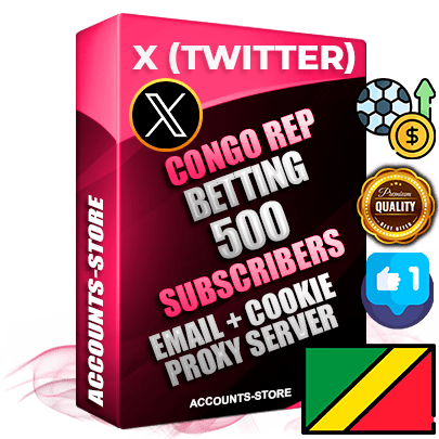 Professional Congo Rep PREMIUM X (Twitter) accounts of manual registration and farming for the SPORTS BETTING niche with high trust history photos and tweets — fully themed and optimized for SPORTS BETTING advertising and promotion — 500 niche-related live active followers 2009–2014 registration year Verified Email (Included) + Cookie JSON for secure import and login to the account + User Agent + High-quality filling (Photo Header Posts). Fully ready for targeted campaigns and ad launches from any country. Perfectly hold ads without bans. Ideal for any earning schemes affiliate promotions and marketing projects. Quality unlimited IPv4 proxy server included.