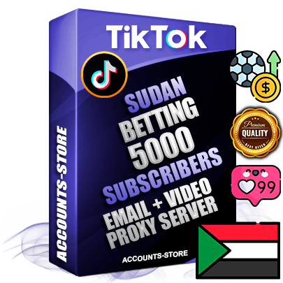 Professional Sudanese PREMIUM TikTok accounts of manual registration and farming for the SPORTS BETTING niche with high trust history profile photos and videos — fully themed and optimized for SPORTS BETTING advertising and promotion — 5000 niche-related live active subscribers 2018–2022 registration years Verified Email (included) + Cookie JSON for secure import and login to the account + User Agent + high-quality content filling (profile photo banner and videos). Fully ready for targeted campaigns and ad launches from any country. Perfectly holds ads without bans. Ideal for any earning schemes affiliate promotions and marketing projects. Quality unlimited IPv4 proxy server included. Professional Sudanese PREMIUM TikTok accounts of manual registration and farming for the SPORTS BETTING niche with high trust history profile photos and videos — fully themed and optimized for SPORTS BETTING advertising and promotion — 5000 niche-related live active subscribers 2018–2022 registration years Verified Email (included) + Cookie JSON for secure import and login to the account + User Agent + high-quality content filling (profile photo banner and videos). Fully ready for targeted campaigns and ad launches from any country. Perfectly holds ads without bans. Ideal for any earning schemes affiliate promotions and marketing projects. Quality unlimited IPv4 proxy server included.