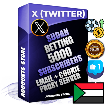 Professional Sudanese PREMIUM X (Twitter) accounts of manual registration and farming for the SPORTS BETTING niche with high trust history photos and tweets — fully themed and optimized for SPORTS BETTING advertising and promotion — 5000 niche-related live active followers 2009–2014 registration year Verified Email (Included) + Cookie JSON for secure import and login to the account + User Agent + High-quality filling (Photo Header Posts). Fully ready for targeted campaigns and ad launches from any country. Perfectly hold ads without bans. Ideal for any earning schemes affiliate promotions and marketing projects. Quality unlimited IPv4 proxy server included.