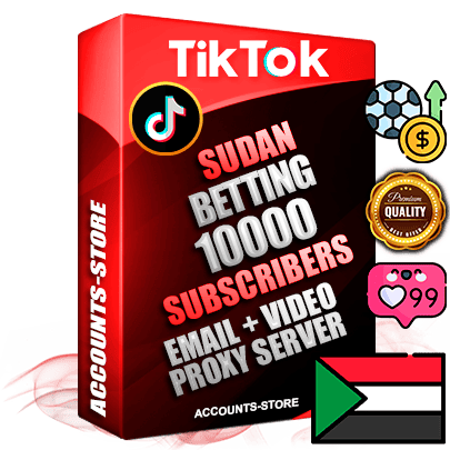 Professional Sudanese PREMIUM TikTok accounts of manual registration and farming for the SPORTS BETTING niche with high trust history profile photos and videos — fully themed and optimized for SPORTS BETTING advertising and promotion — 10000 niche-related live active subscribers 2018–2022 registration years Verified Email (included) + Cookie JSON for secure import and login to the account + User Agent + high-quality content filling (profile photo banner and videos). Fully ready for targeted campaigns and ad launches from any country. Perfectly holds ads without bans. Ideal for any earning schemes affiliate promotions and marketing projects. Quality unlimited IPv4 proxy server included.