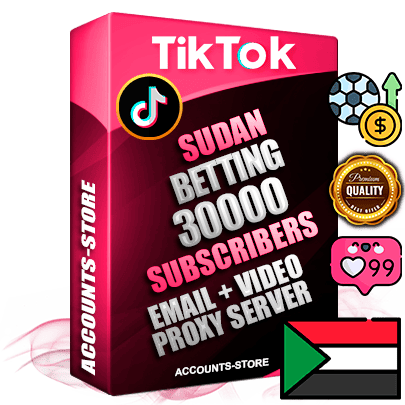 Professional Sudanese PREMIUM TikTok accounts of manual registration and farming for the SPORTS BETTING niche with high trust history profile photos and videos — fully themed and optimized for SPORTS BETTING advertising and promotion — 30000 niche-related live active subscribers 2018–2022 registration years Verified Email (included) + Cookie JSON for secure import and login to the account + User Agent + high-quality content filling (profile photo banner and videos). Fully ready for targeted campaigns and ad launches from any country. Perfectly holds ads without bans. Ideal for any earning schemes affiliate promotions and marketing projects. Quality unlimited IPv4 proxy server included.