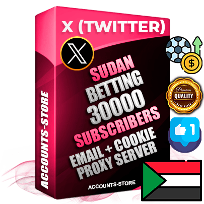 Professional Sudanese PREMIUM X (Twitter) accounts of manual registration and farming for the SPORTS BETTING niche with high trust history photos and tweets — fully themed and optimized for SPORTS BETTING advertising and promotion — 30000 niche-related live active followers 2009–2014 registration year Verified Email (Included) + Cookie JSON for secure import and login to the account + User Agent + High-quality filling (Photo Header Posts). Fully ready for targeted campaigns and ad launches from any country. Perfectly hold ads without bans. Ideal for any earning schemes affiliate promotions and marketing projects. Quality unlimited IPv4 proxy server included. Professional Sudanese PREMIUM X (Twitter) accounts of manual registration and farming for the SPORTS BETTING niche with high trust history photos and tweets — fully themed and optimized for SPORTS BETTING advertising and promotion — 30000 niche-related live active followers 2009–2014 registration year Verified Email (Included) + Cookie JSON for secure import and login to the account + User Agent + High-quality filling (Photo Header Posts). Fully ready for targeted campaigns and ad launches from any country. Perfectly hold ads without bans. Ideal for any earning schemes affiliate promotions and marketing projects. Quality unlimited IPv4 proxy server included.
