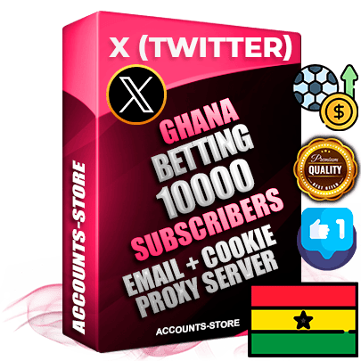 Professional Ghanaian PREMIUM X (Twitter) accounts of manual registration and farming for the SPORTS BETTING niche with high trust history photos and tweets — fully themed and optimized for SPORTS BETTING advertising and promotion — 10000 niche-related live active followers 2009–2014 registration year Verified Email (Included) + Cookie JSON for secure import and login to the account + User Agent + High-quality filling (Photo Header Posts). Fully ready for targeted campaigns and ad launches from any country. Perfectly hold ads without bans. Ideal for any earning schemes affiliate promotions and marketing projects. Quality unlimited IPv4 proxy server included. Professional Ghanaian PREMIUM X (Twitter) accounts of manual registration and farming for the SPORTS BETTING niche with high trust history photos and tweets — fully themed and optimized for SPORTS BETTING advertising and promotion — 10000 niche-related live active followers 2009–2014 registration year Verified Email (Included) + Cookie JSON for secure import and login to the account + User Agent + High-quality filling (Photo Header Posts). Fully ready for targeted campaigns and ad launches from any country. Perfectly hold ads without bans. Ideal for any earning schemes affiliate promotions and marketing projects. Quality unlimited IPv4 proxy server included.
