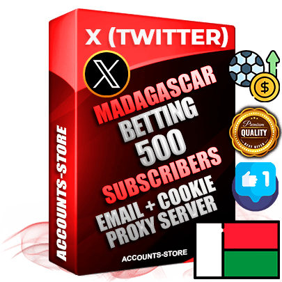 Professional Madagascar PREMIUM X (Twitter) accounts of manual registration and farming for the SPORTS BETTING niche with high trust history photos and tweets — fully themed and optimized for SPORTS BETTING advertising and promotion — 500 niche-related live active followers 2009–2014 registration year Verified Email (Included) + Cookie JSON for secure import and login to the account + User Agent + High-quality filling (Photo Header Posts). Fully ready for targeted campaigns and ad launches from any country. Perfectly hold ads without bans. Ideal for any earning schemes affiliate promotions and marketing projects. Quality unlimited IPv4 proxy server included. Professional Madagascar PREMIUM X (Twitter) accounts of manual registration and farming for the SPORTS BETTING niche with high trust history photos and tweets — fully themed and optimized for SPORTS BETTING advertising and promotion — 500 niche-related live active followers 2009–2014 registration year Verified Email (Included) + Cookie JSON for secure import and login to the account + User Agent + High-quality filling (Photo Header Posts). Fully ready for targeted campaigns and ad launches from any country. Perfectly hold ads without bans. Ideal for any earning schemes affiliate promotions and marketing projects. Quality unlimited IPv4 proxy server included.
