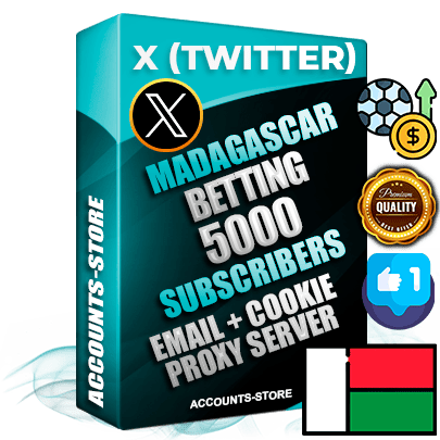 Professional Madagascar PREMIUM X (Twitter) accounts of manual registration and farming for the SPORTS BETTING niche with high trust history photos and tweets — fully themed and optimized for SPORTS BETTING advertising and promotion — 5000 niche-related live active followers 2009–2014 registration year Verified Email (Included) + Cookie JSON for secure import and login to the account + User Agent + High-quality filling (Photo Header Posts). Fully ready for targeted campaigns and ad launches from any country. Perfectly hold ads without bans. Ideal for any earning schemes affiliate promotions and marketing projects. Quality unlimited IPv4 proxy server included.