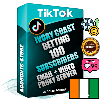 Professional Ivorian PREMIUM TikTok accounts of manual registration and farming for the SPORTS BETTING niche with high trust history profile photos and videos — fully themed and optimized for SPORTS BETTING advertising and promotion — 100 niche-related live active subscribers 2018–2022 registration years Verified Email (included) + Cookie JSON for secure import and login to the account + User Agent + high-quality content filling (profile photo banner and videos). Fully ready for targeted campaigns and ad launches from any country. Perfectly holds ads without bans. Ideal for any earning schemes affiliate promotions and marketing projects. Quality unlimited IPv4 proxy server included. Professional Ivorian PREMIUM TikTok accounts of manual registration and farming for the SPORTS BETTING niche with high trust history profile photos and videos — fully themed and optimized for SPORTS BETTING advertising and promotion — 100 niche-related live active subscribers 2018–2022 registration years Verified Email (included) + Cookie JSON for secure import and login to the account + User Agent + high-quality content filling (profile photo banner and videos). Fully ready for targeted campaigns and ad launches from any country. Perfectly holds ads without bans. Ideal for any earning schemes affiliate promotions and marketing projects. Quality unlimited IPv4 proxy server included.