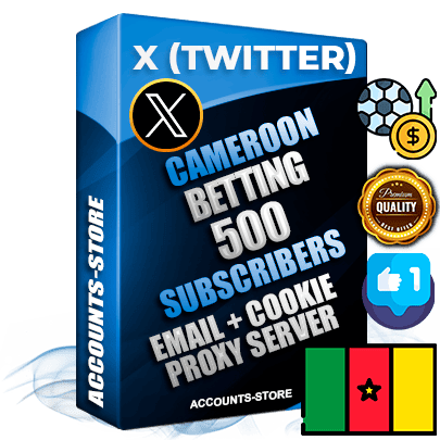 Professional Cameroonian PREMIUM X (Twitter) accounts of manual registration and farming for the SPORTS BETTING niche with high trust history photos and tweets — fully themed and optimized for SPORTS BETTING advertising and promotion — 500 niche-related live active followers 2009–2014 registration year Verified Email (Included) + Cookie JSON for secure import and login to the account + User Agent + High-quality filling (Photo Header Posts). Fully ready for targeted campaigns and ad launches from any country. Perfectly hold ads without bans. Ideal for any earning schemes affiliate promotions and marketing projects. Quality unlimited IPv4 proxy server included. Professional Cameroonian PREMIUM X (Twitter) accounts of manual registration and farming for the SPORTS BETTING niche with high trust history photos and tweets — fully themed and optimized for SPORTS BETTING advertising and promotion — 500 niche-related live active followers 2009–2014 registration year Verified Email (Included) + Cookie JSON for secure import and login to the account + User Agent + High-quality filling (Photo Header Posts). Fully ready for targeted campaigns and ad launches from any country. Perfectly hold ads without bans. Ideal for any earning schemes affiliate promotions and marketing projects. Quality unlimited IPv4 proxy server included.