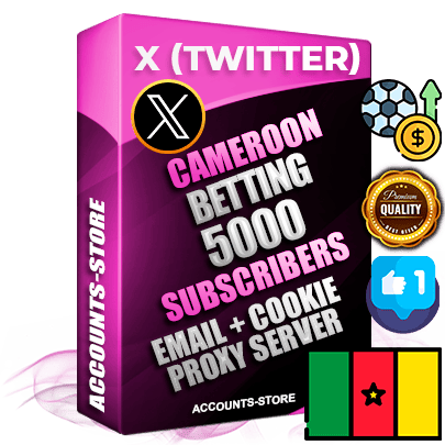 Professional Cameroonian PREMIUM X (Twitter) accounts of manual registration and farming for the SPORTS BETTING niche with high trust history photos and tweets — fully themed and optimized for SPORTS BETTING advertising and promotion — 5000 niche-related live active followers 2009–2014 registration year Verified Email (Included) + Cookie JSON for secure import and login to the account + User Agent + High-quality filling (Photo Header Posts). Fully ready for targeted campaigns and ad launches from any country. Perfectly hold ads without bans. Ideal for any earning schemes affiliate promotions and marketing projects. Quality unlimited IPv4 proxy server included. Professional Cameroonian PREMIUM X (Twitter) accounts of manual registration and farming for the SPORTS BETTING niche with high trust history photos and tweets — fully themed and optimized for SPORTS BETTING advertising and promotion — 5000 niche-related live active followers 2009–2014 registration year Verified Email (Included) + Cookie JSON for secure import and login to the account + User Agent + High-quality filling (Photo Header Posts). Fully ready for targeted campaigns and ad launches from any country. Perfectly hold ads without bans. Ideal for any earning schemes affiliate promotions and marketing projects. Quality unlimited IPv4 proxy server included.