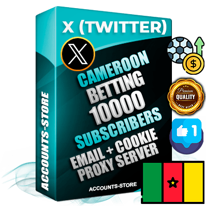 Professional Cameroonian PREMIUM X (Twitter) accounts of manual registration and farming for the SPORTS BETTING niche with high trust history photos and tweets — fully themed and optimized for SPORTS BETTING advertising and promotion — 10000 niche-related live active followers 2009–2014 registration year Verified Email (Included) + Cookie JSON for secure import and login to the account + User Agent + High-quality filling (Photo Header Posts). Fully ready for targeted campaigns and ad launches from any country. Perfectly hold ads without bans. Ideal for any earning schemes affiliate promotions and marketing projects. Quality unlimited IPv4 proxy server included. Professional Cameroonian PREMIUM X (Twitter) accounts of manual registration and farming for the SPORTS BETTING niche with high trust history photos and tweets — fully themed and optimized for SPORTS BETTING advertising and promotion — 10000 niche-related live active followers 2009–2014 registration year Verified Email (Included) + Cookie JSON for secure import and login to the account + User Agent + High-quality filling (Photo Header Posts). Fully ready for targeted campaigns and ad launches from any country. Perfectly hold ads without bans. Ideal for any earning schemes affiliate promotions and marketing projects. Quality unlimited IPv4 proxy server included.