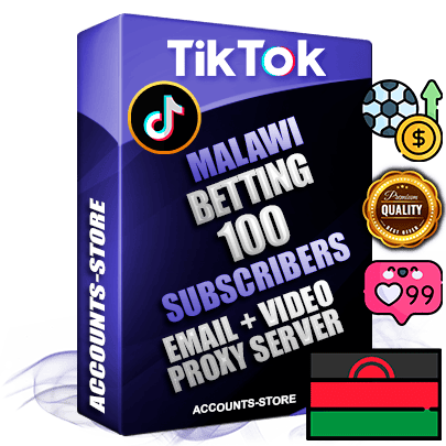 Professional Malawian PREMIUM TikTok accounts of manual registration and farming for the SPORTS BETTING niche with high trust history profile photos and videos — fully themed and optimized for SPORTS BETTING advertising and promotion — 100 niche-related live active subscribers 2018–2022 registration years Verified Email (included) + Cookie JSON for secure import and login to the account + User Agent + high-quality content filling (profile photo banner and videos). Fully ready for targeted campaigns and ad launches from any country. Perfectly holds ads without bans. Ideal for any earning schemes affiliate promotions and marketing projects. Quality unlimited IPv4 proxy server included.