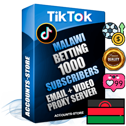 Professional Malawian PREMIUM TikTok accounts of manual registration and farming for the SPORTS BETTING niche with high trust history profile photos and videos — fully themed and optimized for SPORTS BETTING advertising and promotion — 1000 niche-related live active subscribers 2018–2022 registration years Verified Email (included) + Cookie JSON for secure import and login to the account + User Agent + high-quality content filling (profile photo banner and videos). Fully ready for targeted campaigns and ad launches from any country. Perfectly holds ads without bans. Ideal for any earning schemes affiliate promotions and marketing projects. Quality unlimited IPv4 proxy server included.