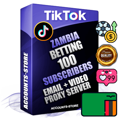 Professional Zambian PREMIUM TikTok accounts of manual registration and farming for the SPORTS BETTING niche with high trust history profile photos and videos — fully themed and optimized for SPORTS BETTING advertising and promotion — 100 niche-related live active subscribers 2018–2022 registration years Verified Email (included) + Cookie JSON for secure import and login to the account + User Agent + high-quality content filling (profile photo banner and videos). Fully ready for targeted campaigns and ad launches from any country. Perfectly holds ads without bans. Ideal for any earning schemes affiliate promotions and marketing projects. Quality unlimited IPv4 proxy server included.