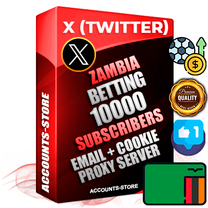 Professional Zambian PREMIUM X (Twitter) accounts of manual registration and farming for the SPORTS BETTING niche with high trust history photos and tweets — fully themed and optimized for SPORTS BETTING advertising and promotion — 10000 niche-related live active followers 2009–2014 registration year Verified Email (Included) + Cookie JSON for secure import and login to the account + User Agent + High-quality filling (Photo Header Posts). Fully ready for targeted campaigns and ad launches from any country. Perfectly hold ads without bans. Ideal for any earning schemes affiliate promotions and marketing projects. Quality unlimited IPv4 proxy server included. Professional Zambian PREMIUM X (Twitter) accounts of manual registration and farming for the SPORTS BETTING niche with high trust history photos and tweets — fully themed and optimized for SPORTS BETTING advertising and promotion — 10000 niche-related live active followers 2009–2014 registration year Verified Email (Included) + Cookie JSON for secure import and login to the account + User Agent + High-quality filling (Photo Header Posts). Fully ready for targeted campaigns and ad launches from any country. Perfectly hold ads without bans. Ideal for any earning schemes affiliate promotions and marketing projects. Quality unlimited IPv4 proxy server included.