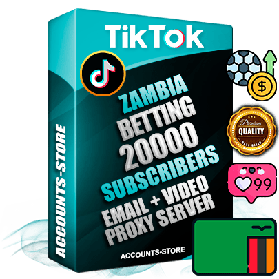 Professional Zambian PREMIUM TikTok accounts of manual registration and farming for the SPORTS BETTING niche with high trust history profile photos and videos — fully themed and optimized for SPORTS BETTING advertising and promotion — 20000 niche-related live active subscribers 2018–2022 registration years Verified Email (included) + Cookie JSON for secure import and login to the account + User Agent + high-quality content filling (profile photo banner and videos). Fully ready for targeted campaigns and ad launches from any country. Perfectly holds ads without bans. Ideal for any earning schemes affiliate promotions and marketing projects. Quality unlimited IPv4 proxy server included.