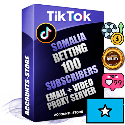 Professional Somali PREMIUM TikTok accounts of manual registration and farming for the SPORTS BETTING niche with high trust history profile photos and videos — fully themed and optimized for SPORTS BETTING advertising and promotion — 100 niche-related live active subscribers 2018–2022 registration years Verified Email (included) + Cookie JSON for secure import and login to the account + User Agent + high-quality content filling (profile photo banner and videos). Fully ready for targeted campaigns and ad launches from any country. Perfectly holds ads without bans. Ideal for any earning schemes affiliate promotions and marketing projects. Quality unlimited IPv4 proxy server included.